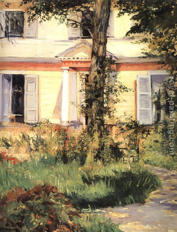 Edouard Manet : The house at Rueil